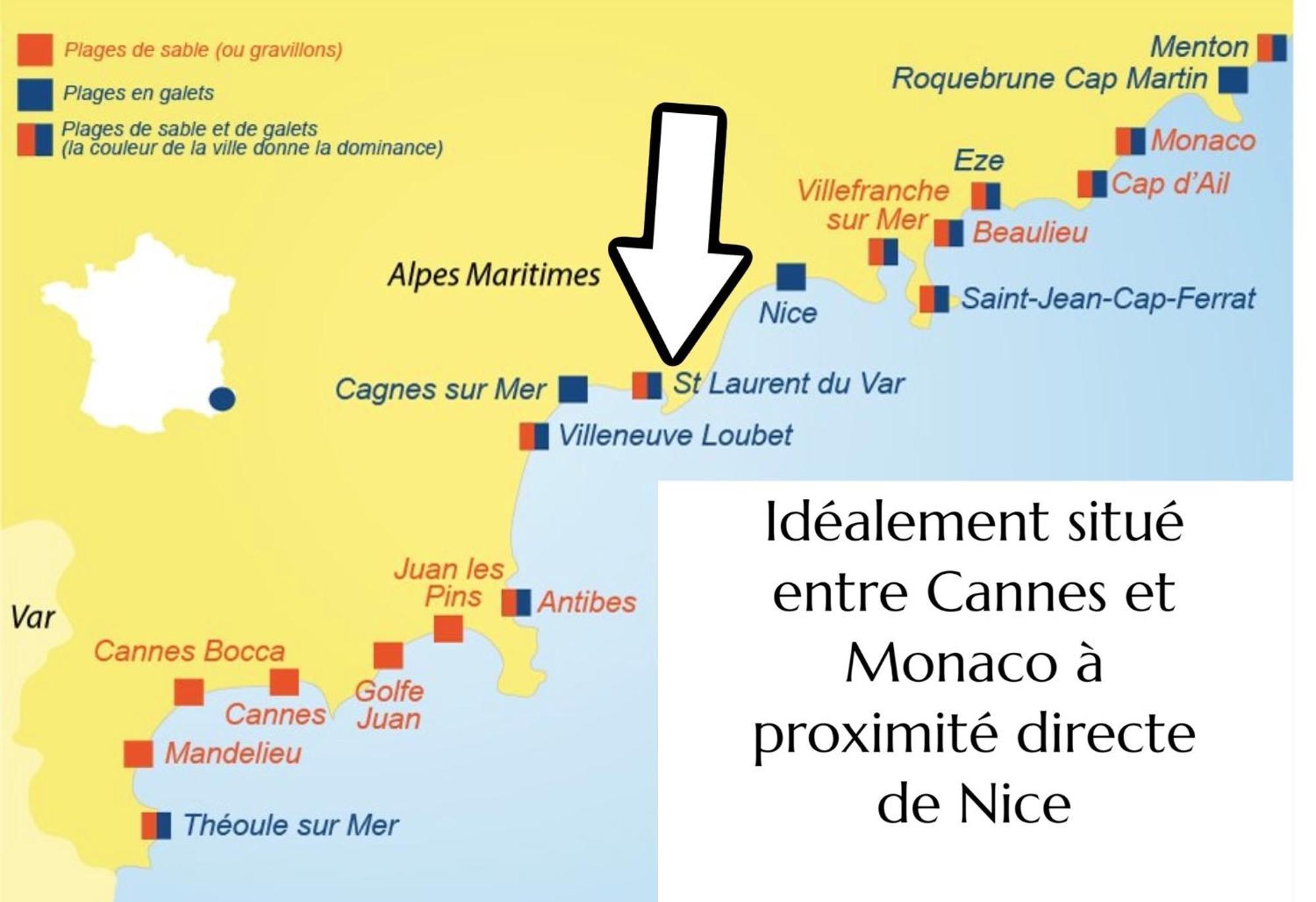 Apartment Azur & Chill - A Proximite Train Bus Aeroport Saint-Laurent-du-Var